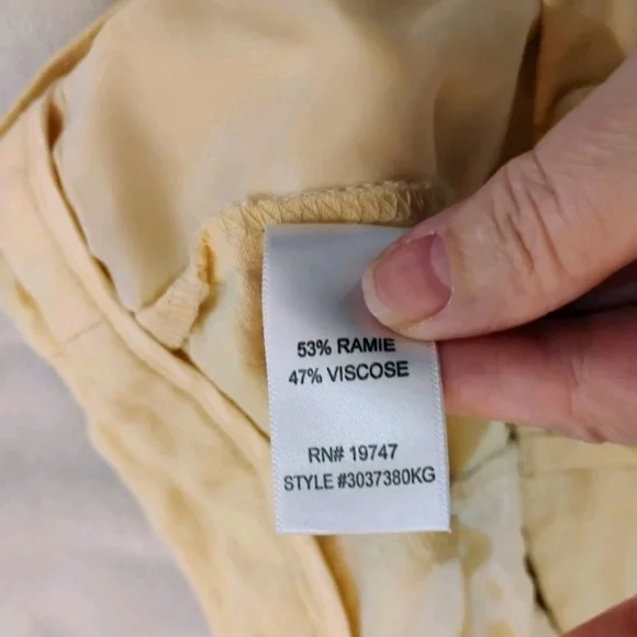 Counterparts Light Yellow Wide Leg Pants - Picture 10 of 15